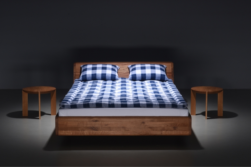 orig. LUGO Zeitloses Design Bett aus Massivholz